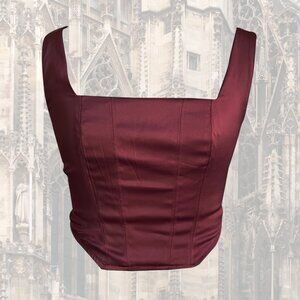 Wild Fable Burgundy Corset